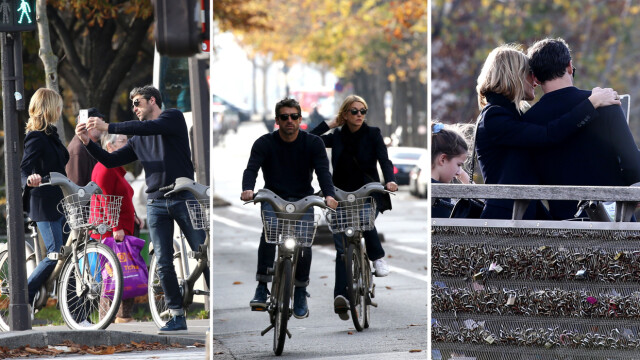 KOSELIG UTFLUKT: Jillian og Patrick Dempsey så ut til å dokumentere den romantiske utflukten sin i Paris svært godt søndag. De to stod tett sammen mens de tilsynelatende tok en selfie på kjærlighetsbroen Pont des Arts (t.h). Foto: Abaca Press/ NTB Scanpix KOSELIG UTFLUKT: Jillian og Patrick Dempsey så ut til å dokumentere den romantiske utflukten sin i Paris svært godt søndag. De to stod tett sammen mens de tilsynelatende tok en selfie på kjærlighetsbroen Pont des Arts (t.h). Foto: Abaca Press/ NTB Scanpix